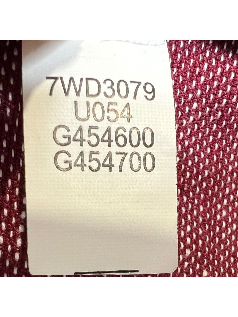 Lucky Brand burgundy linen blend 2 button roll sleeve unlined blazer jacket S - Picture 14 of 14